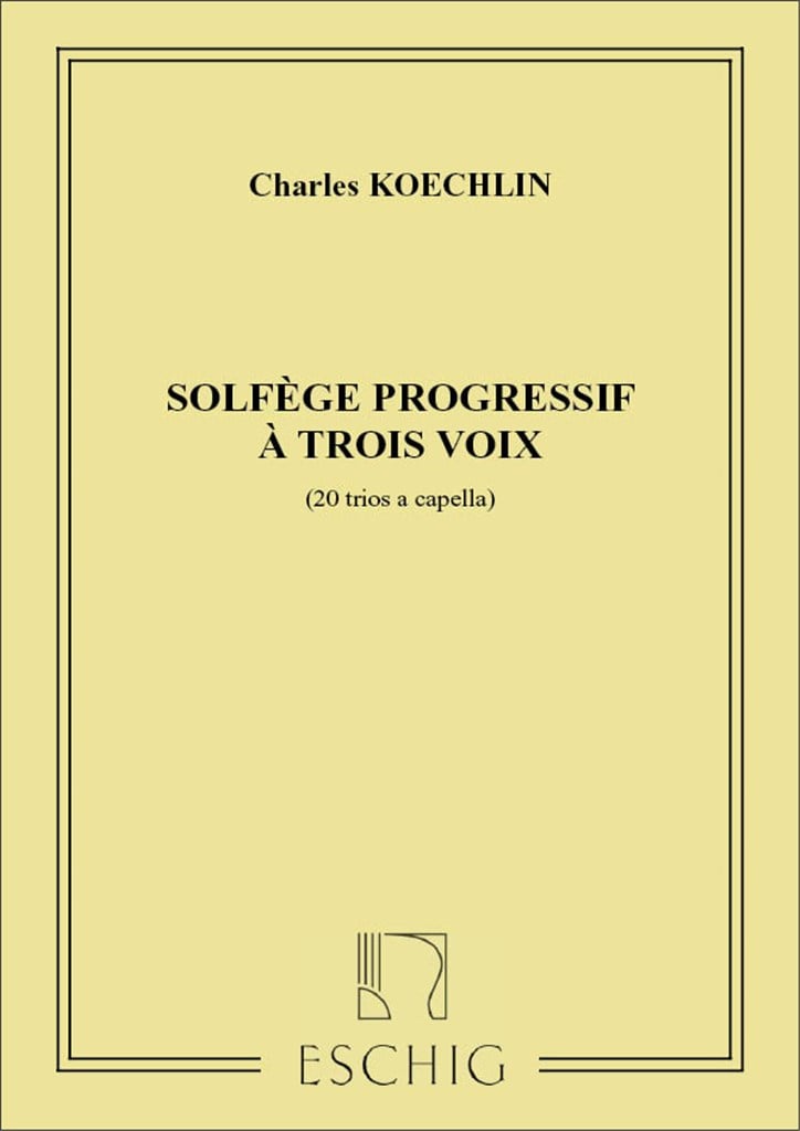 Solfege Progressif 3 Voix